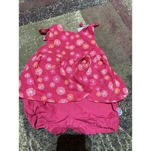 Carter’s Baby Girl Vintage Bubble Romper Baby 3-6 Months‎ Red Hungry Caterpillar